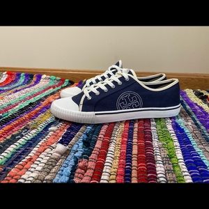 Tory Burch dark blue sneakers